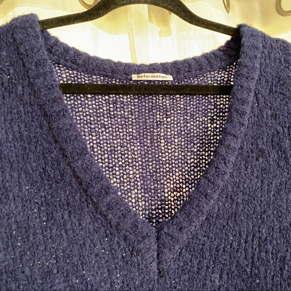 NEW! Reformation Amelia Alpaca Sweater - Picture 6 of 8